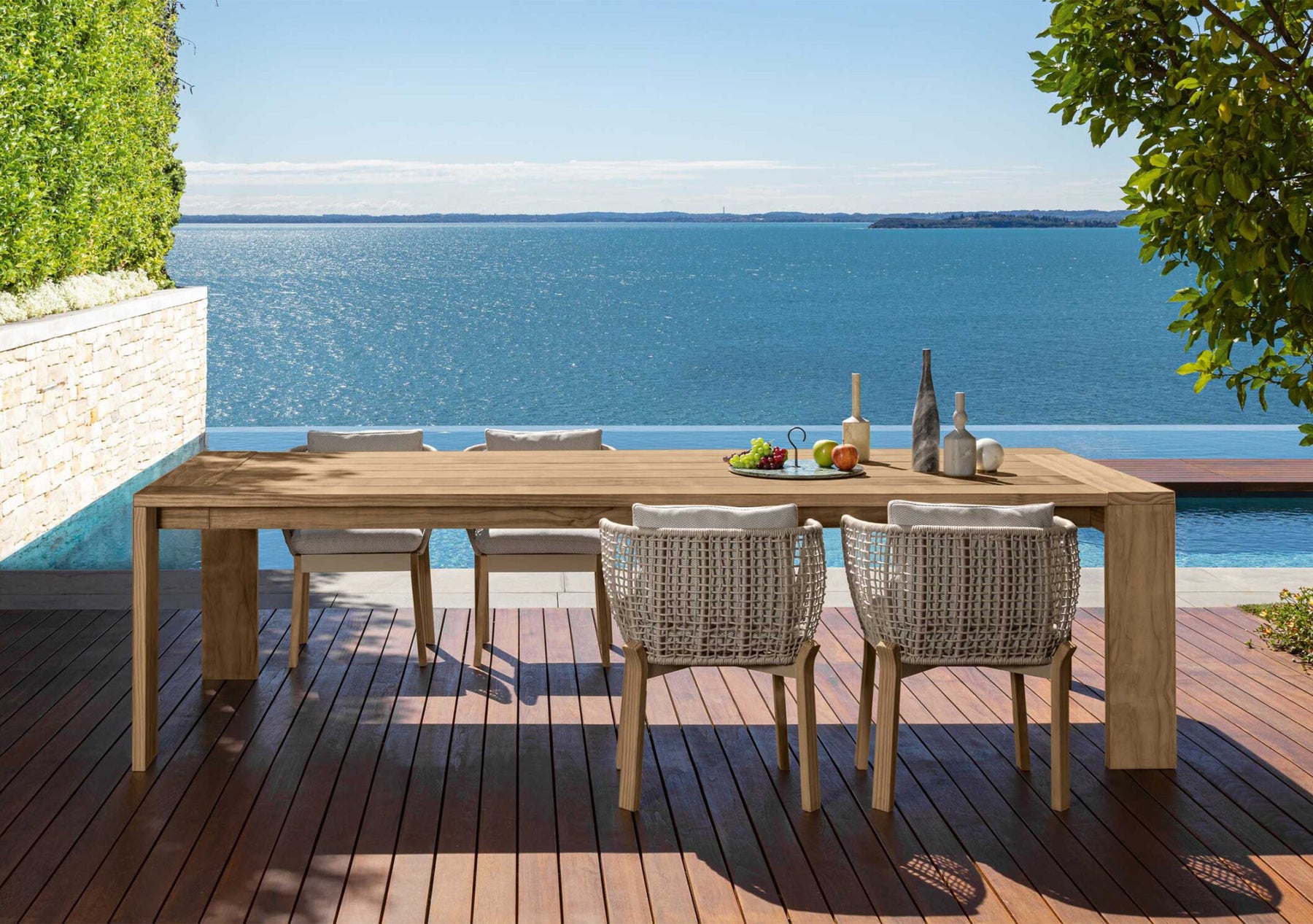 Argo//Wood Rectangular Dining Table Big