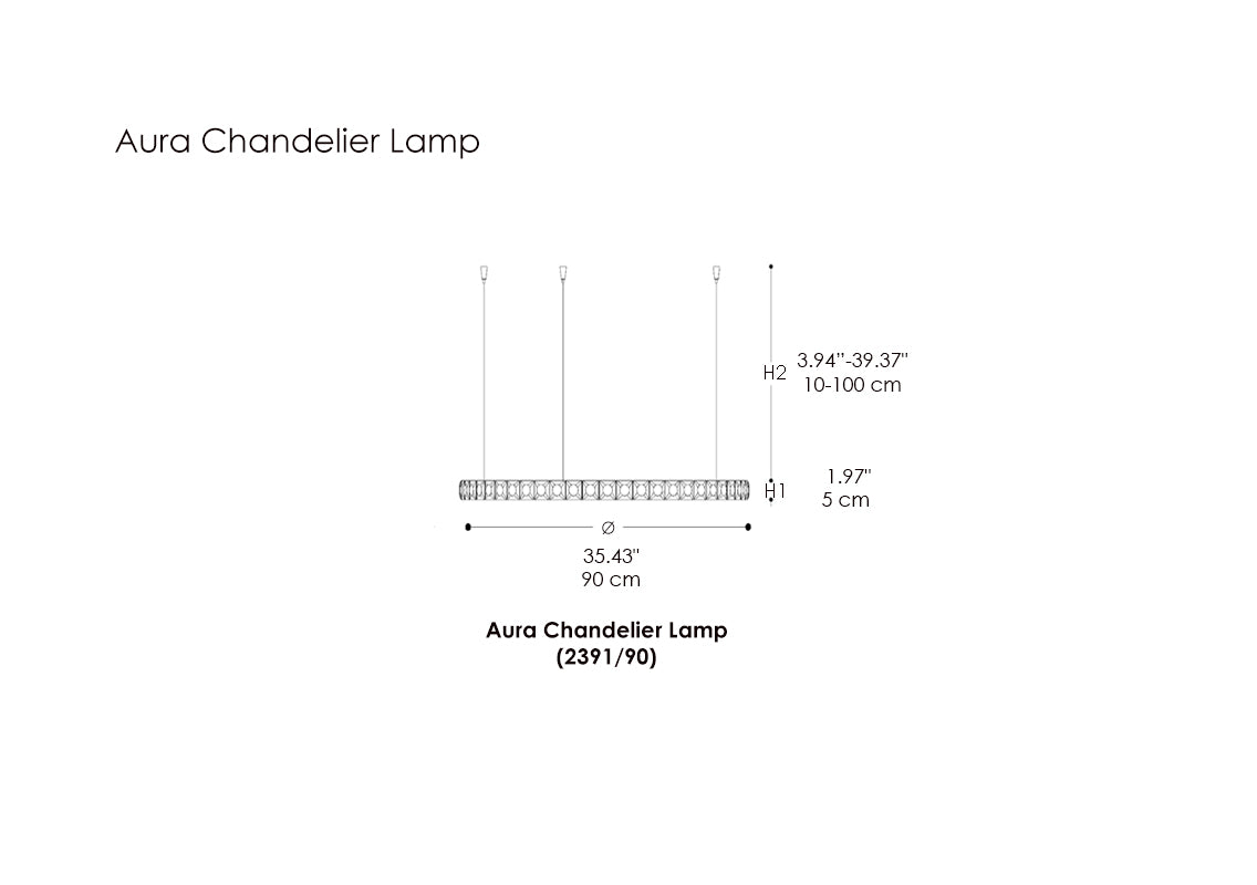 Aura Chandelier Lamp