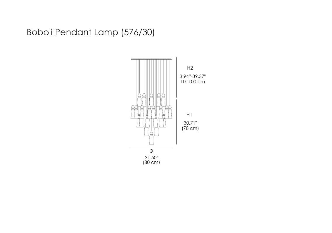 Boboli Pendant Lamp 576/30