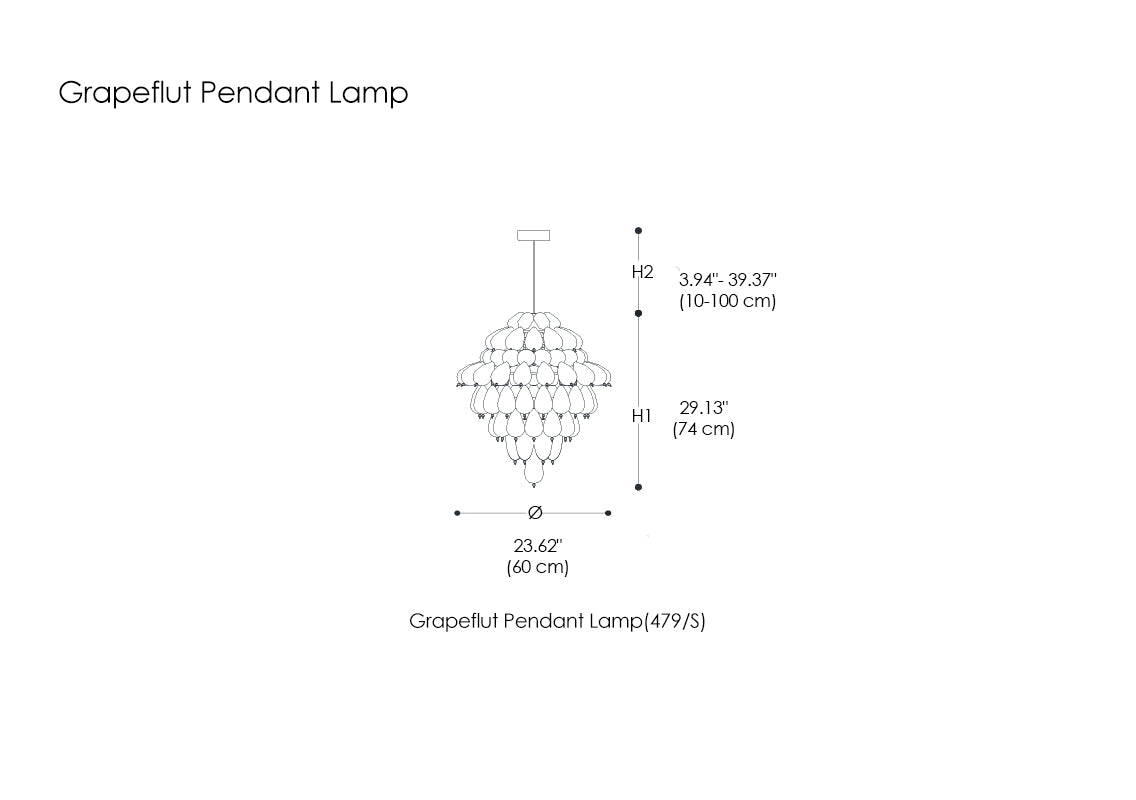 Grapeflut Pendant Lamp