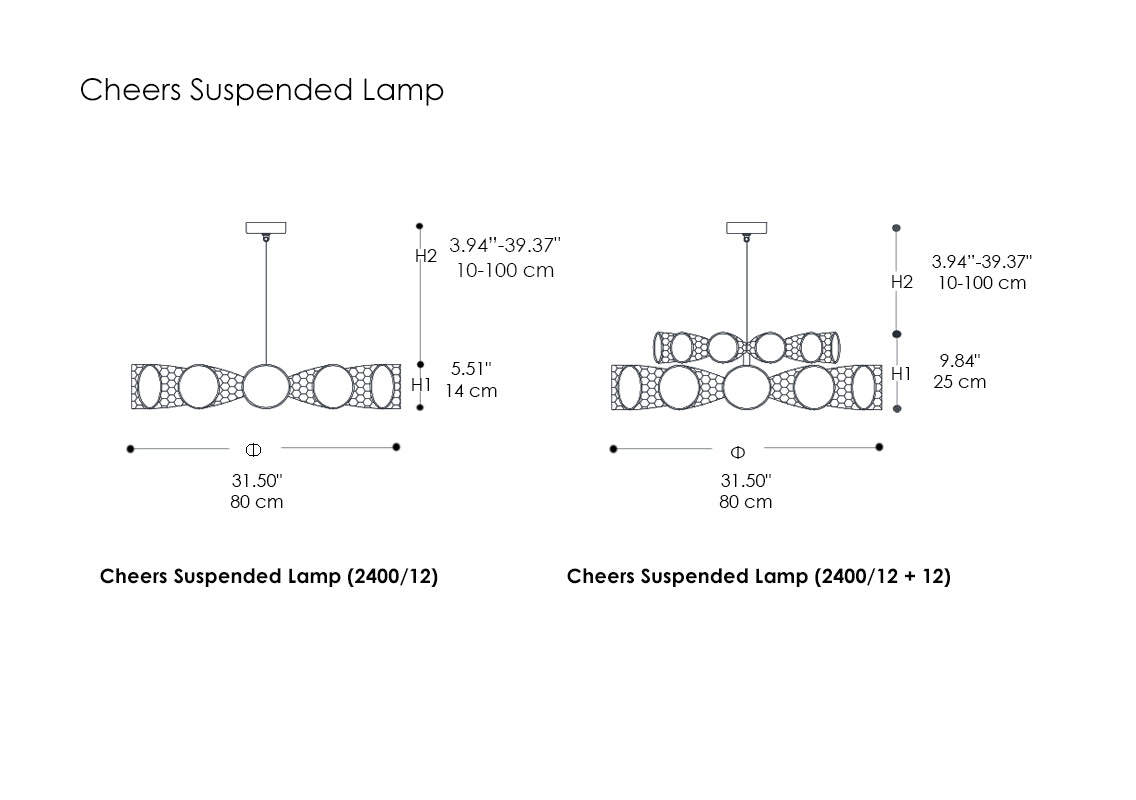 Cheers Suspended Lamp