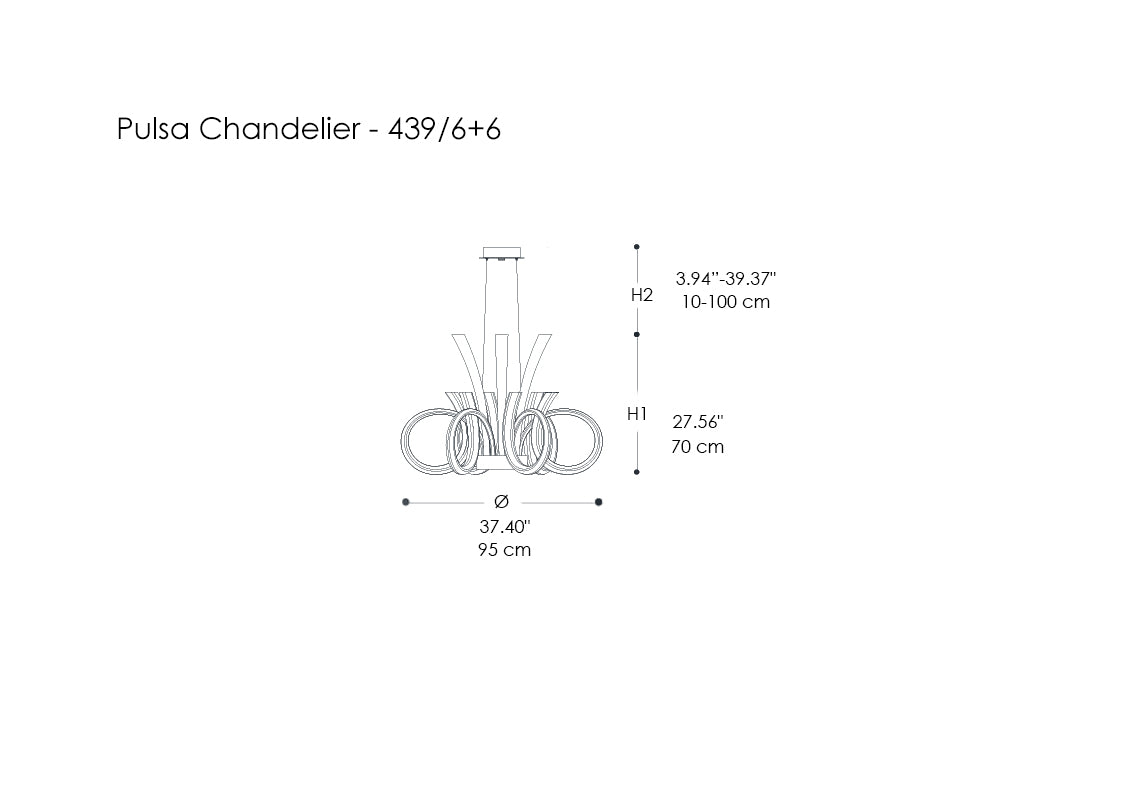 Pulsa Chandelier