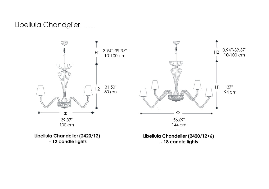 Libellula Chandelier