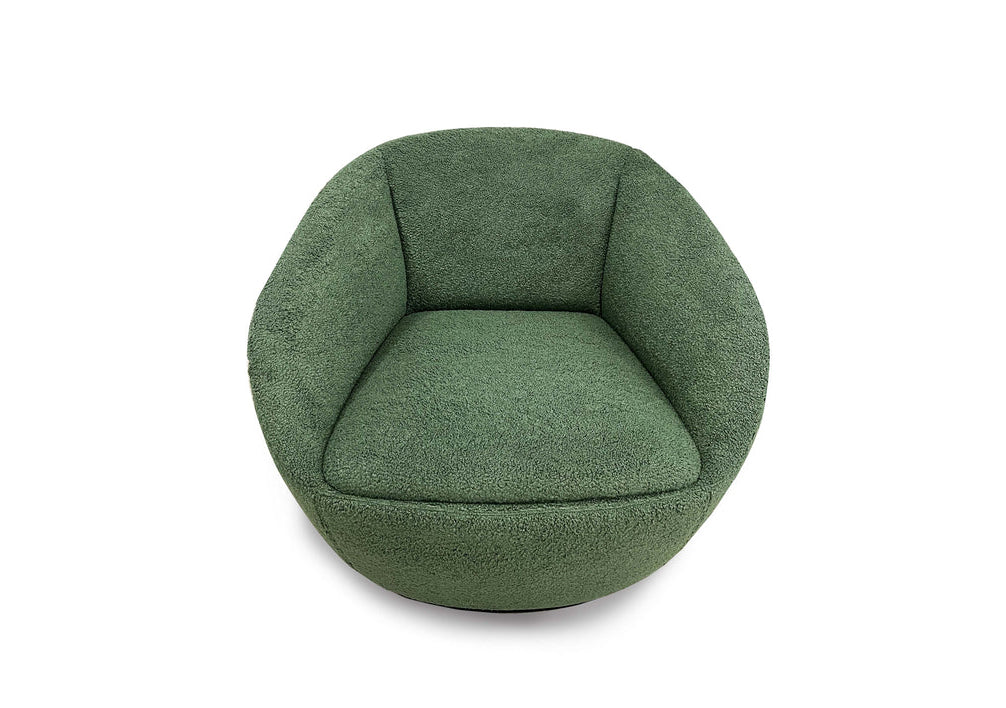 Naan Swivel Armchair - Acacia 15 Fabric (Quick Ship)