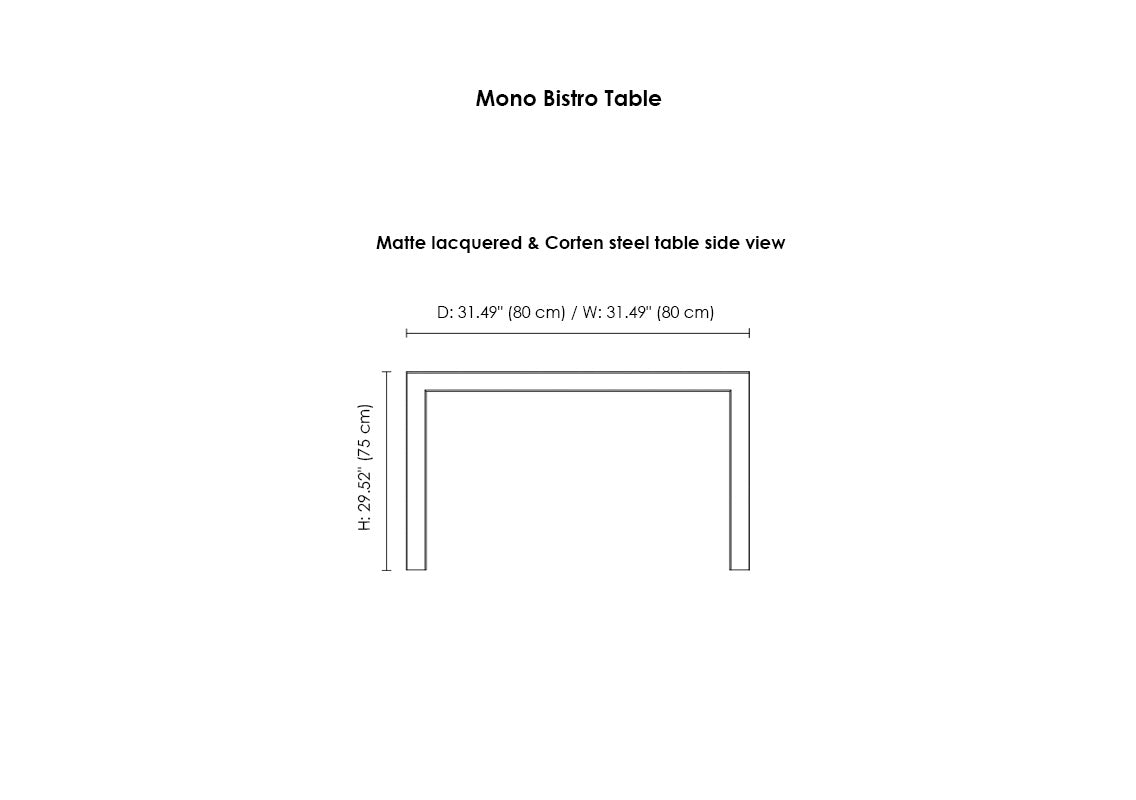 Mono Bistro Table