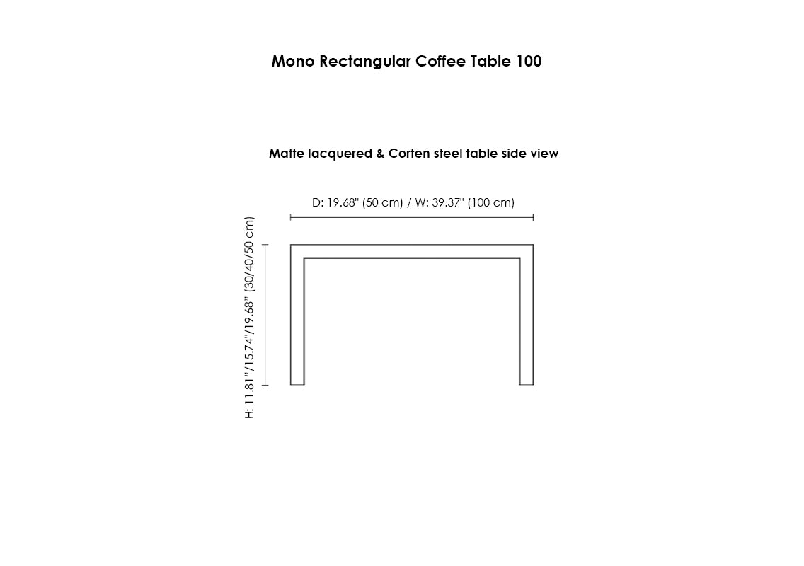 Mono Coffee Table 100