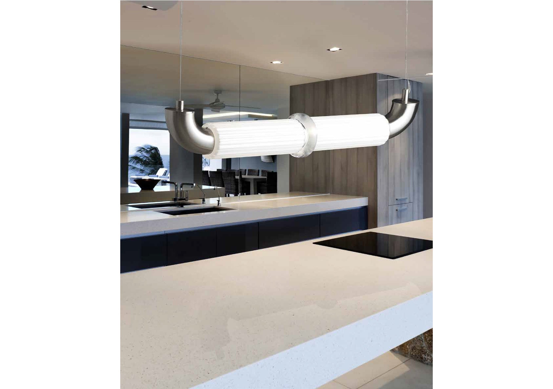 Lighting Lab Tube Horizontal Pendant Light 21048/S