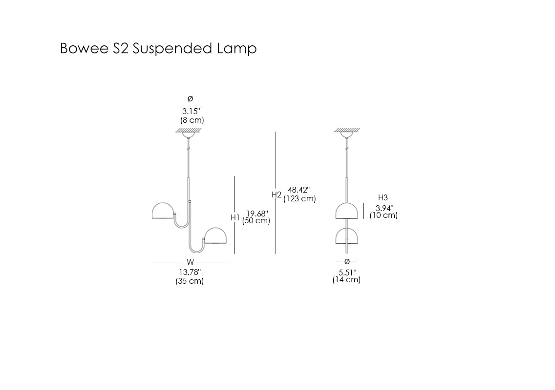Bowee S2 Suspended Lamp