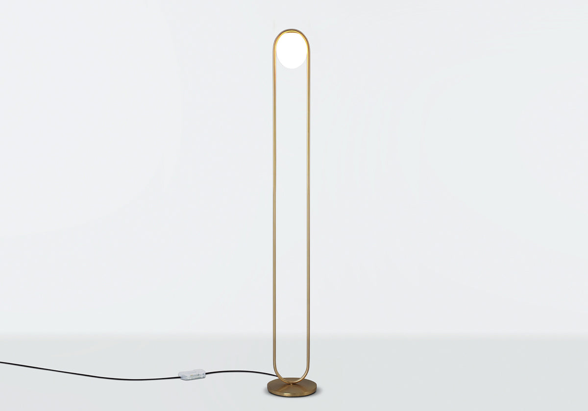 C_Ball F Brass Floor Lamp (Quick Ship)