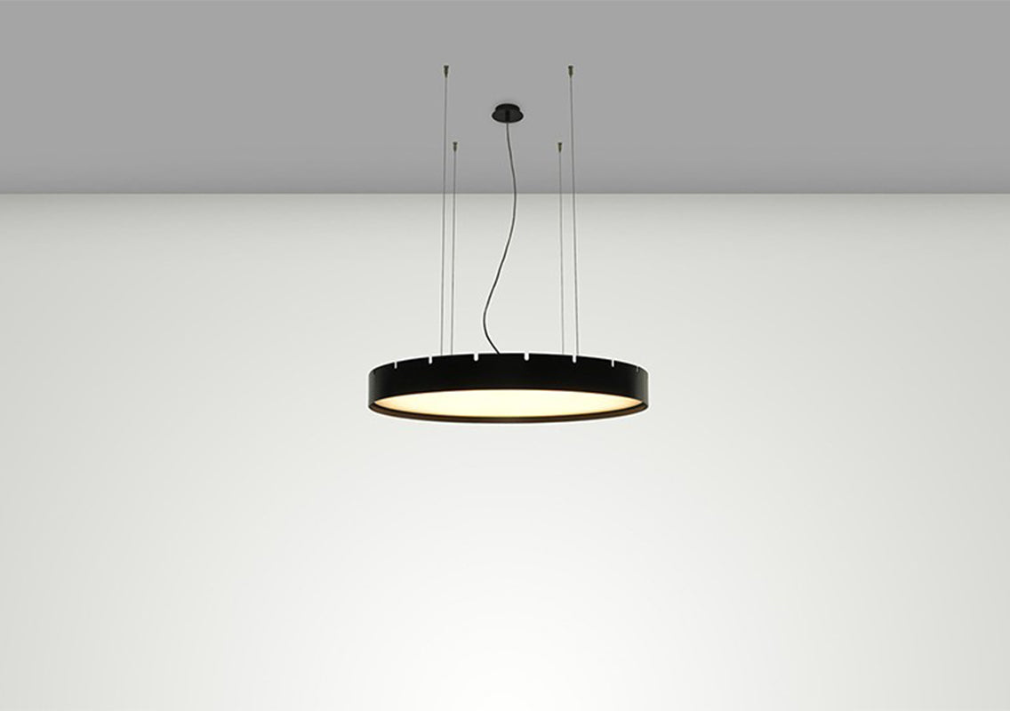 Castle S60 Black Suspended Lamp (Quick Ship)