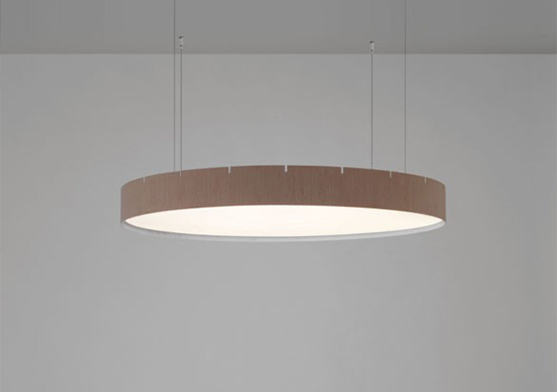 Castle S90 Natural Oak Suspended Lamp (Quick Ship)