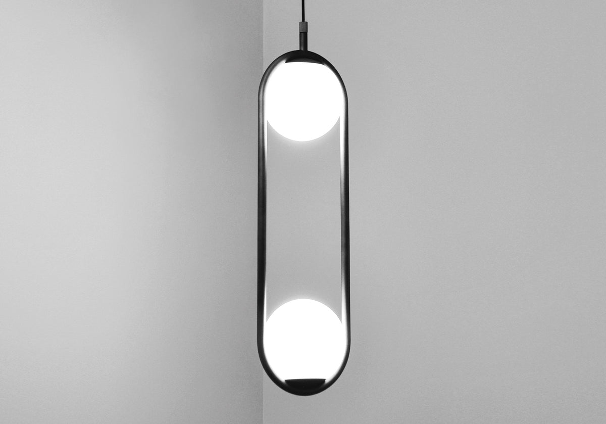 C_Ball S2 Black Suspended Lamp (Quick Ship)