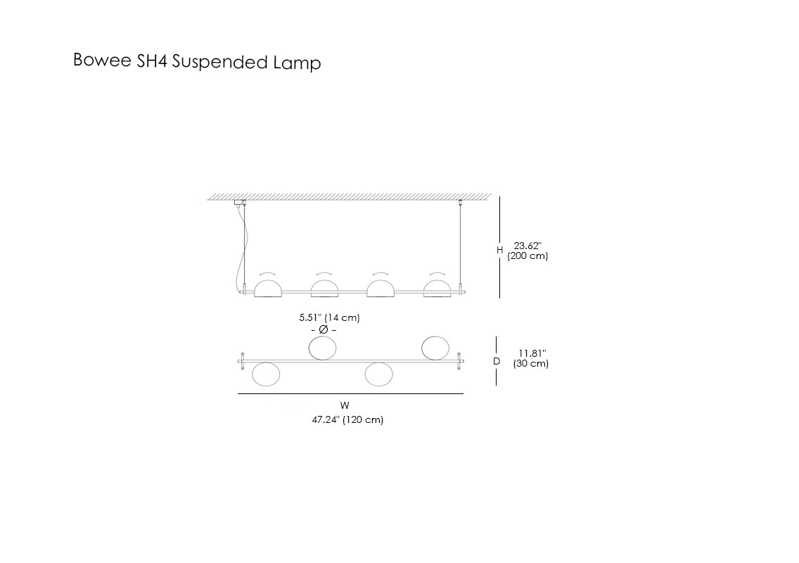 Bowee SH4 Suspended Lamp