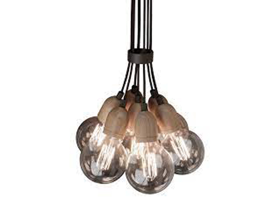 Ilde Wood Max S19 Suspended Lamp