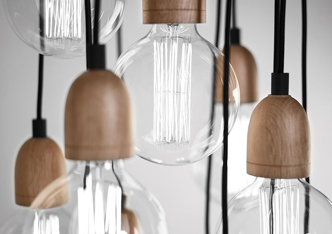 Ilde Wood Max S19 Suspended Lamp