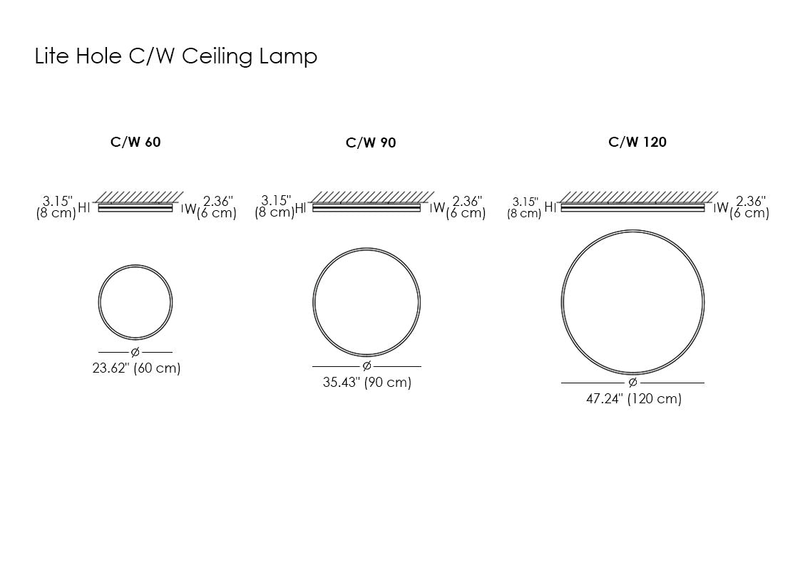 Lite Hole C/W Ceiling Lamp