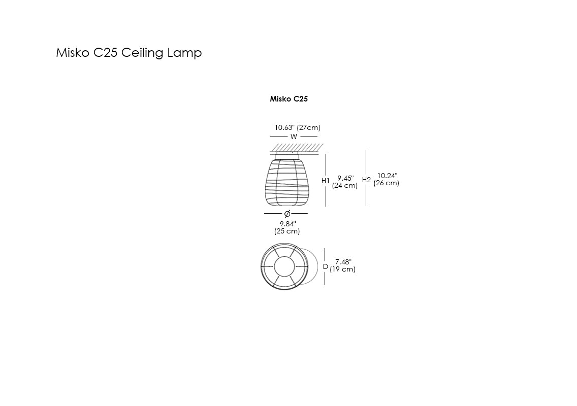 Misko C25 Ceiling Lamp