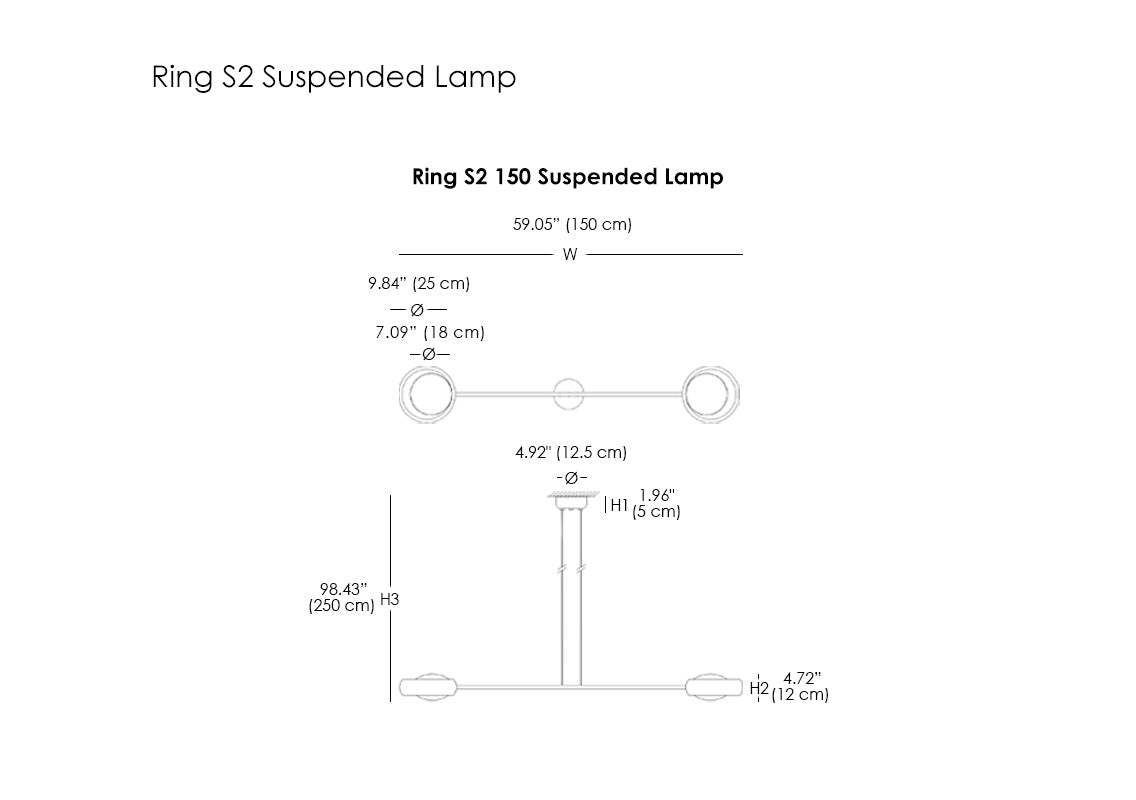 Ring S2 Suspended Lamp