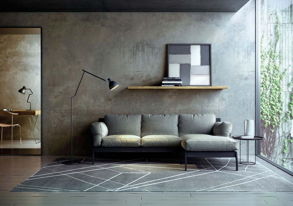 Blux System F30 Black Floor Lamp (Quick Ship)