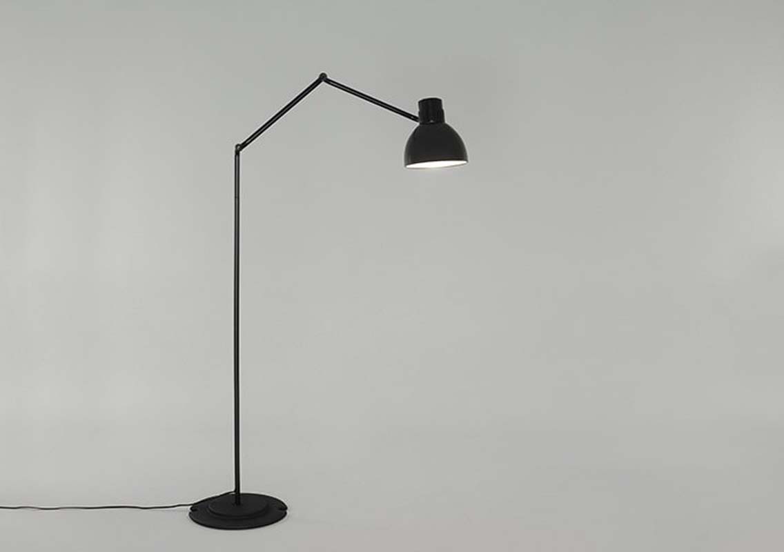 Blux System F30 Black Floor Lamp (Quick Ship)
