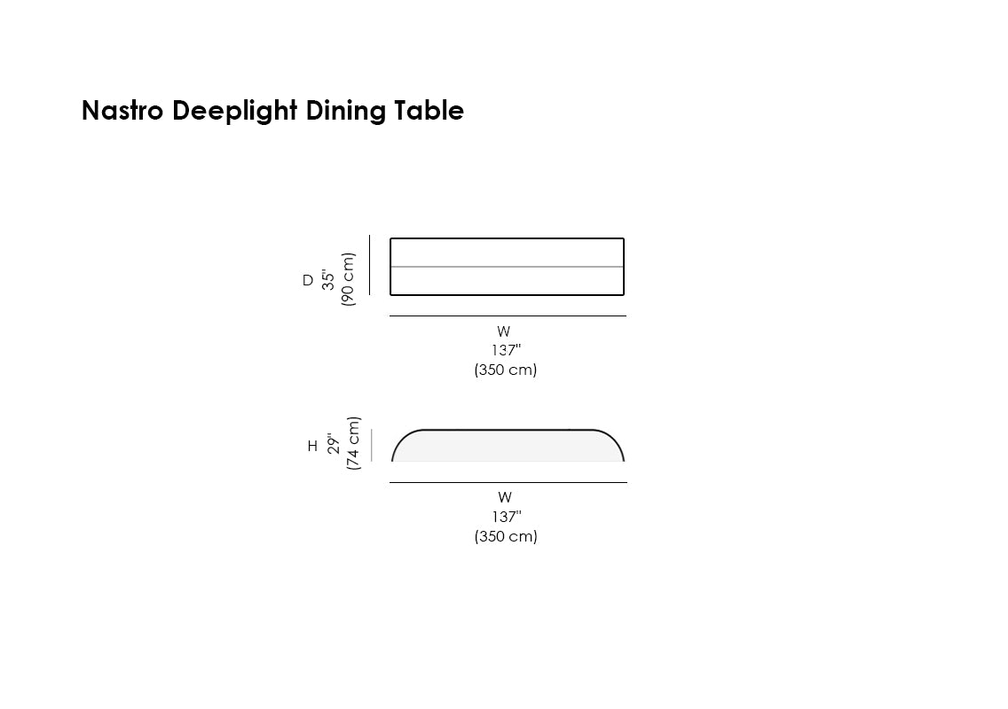 Nastro Deeplight Dining Table