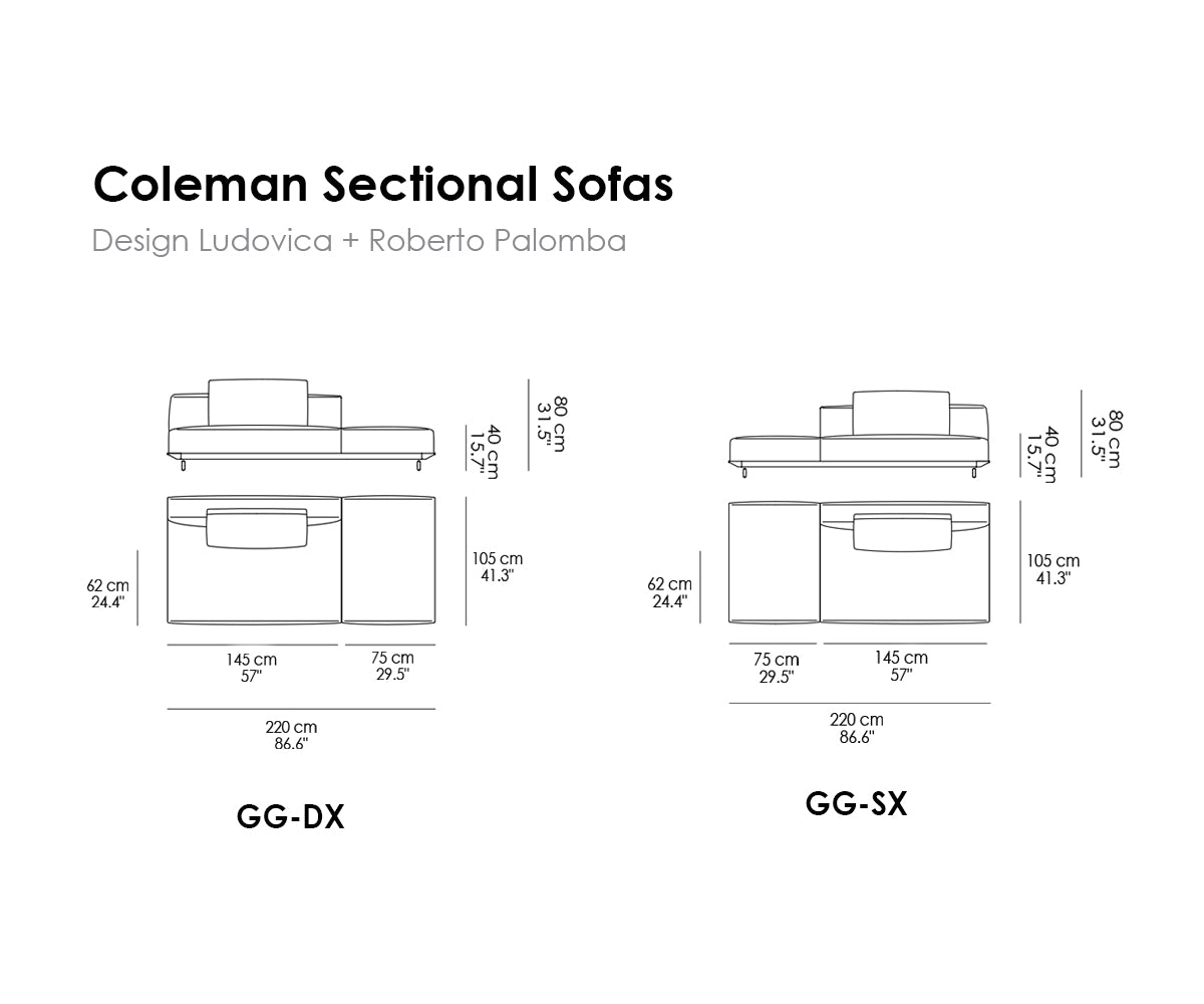 Coleman Sectional Sofas