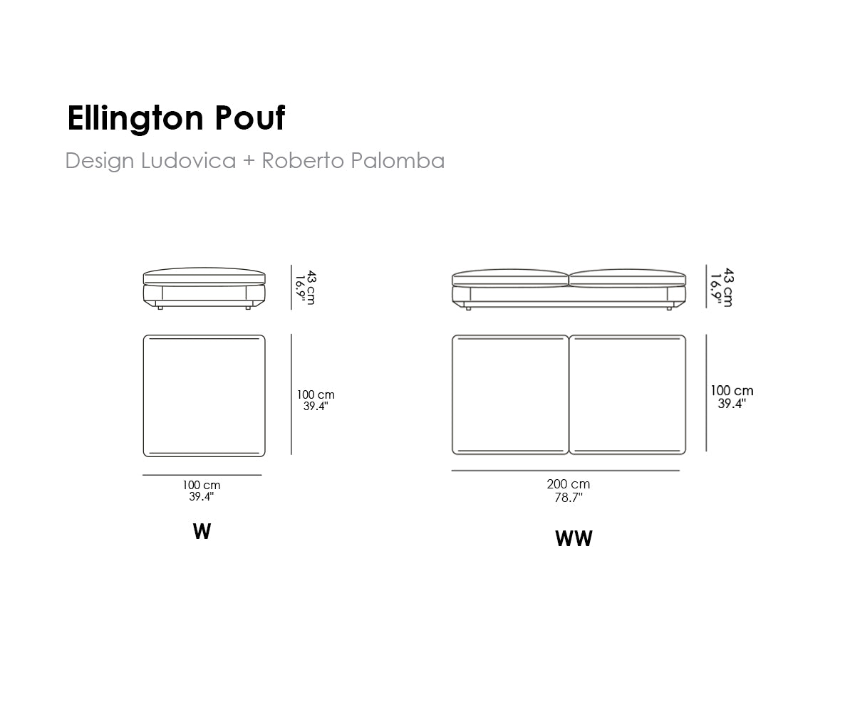 Ellington Pouf