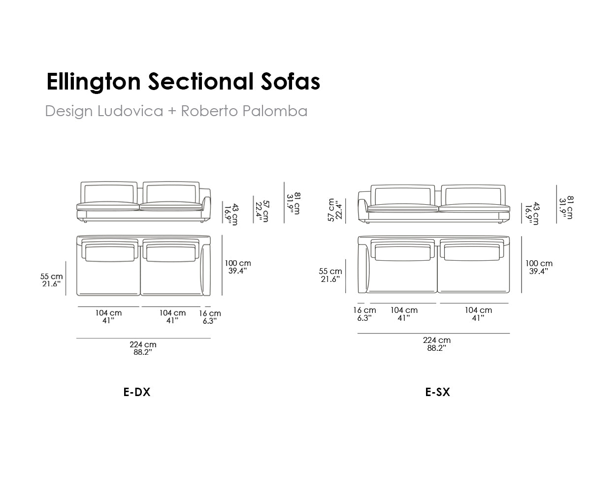 Ellington Sectional Sofas