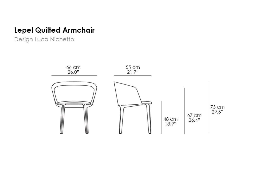 Lepel Quilted Armchair