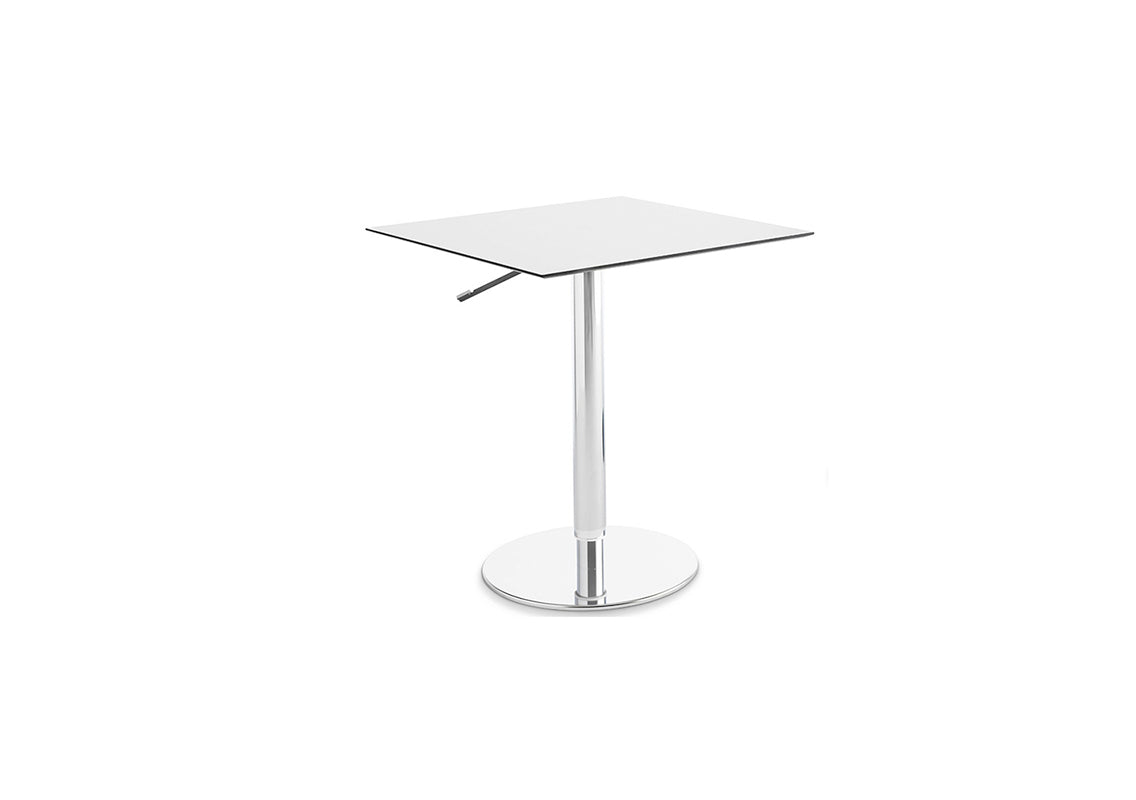 T2 Bistrot Square Table With Adjustable Height