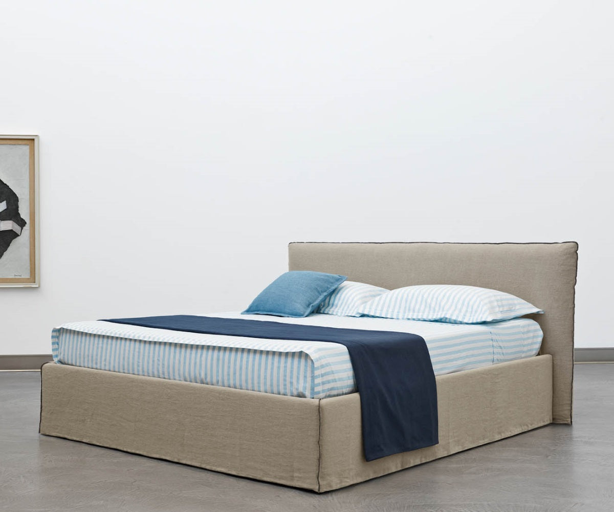 Tahiti Double Bed. Removable Cover.