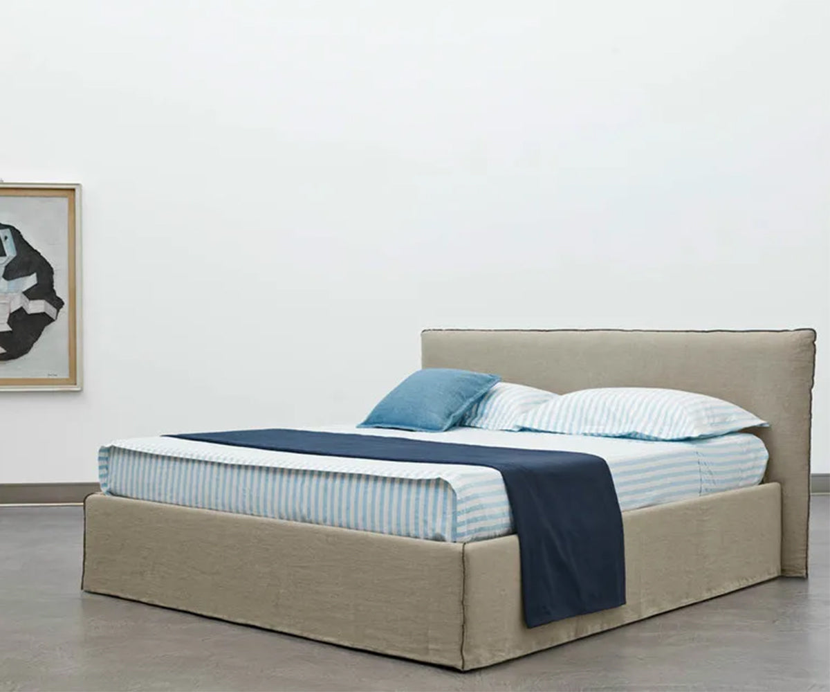 Tahiti Double Bed. Removable Cover.