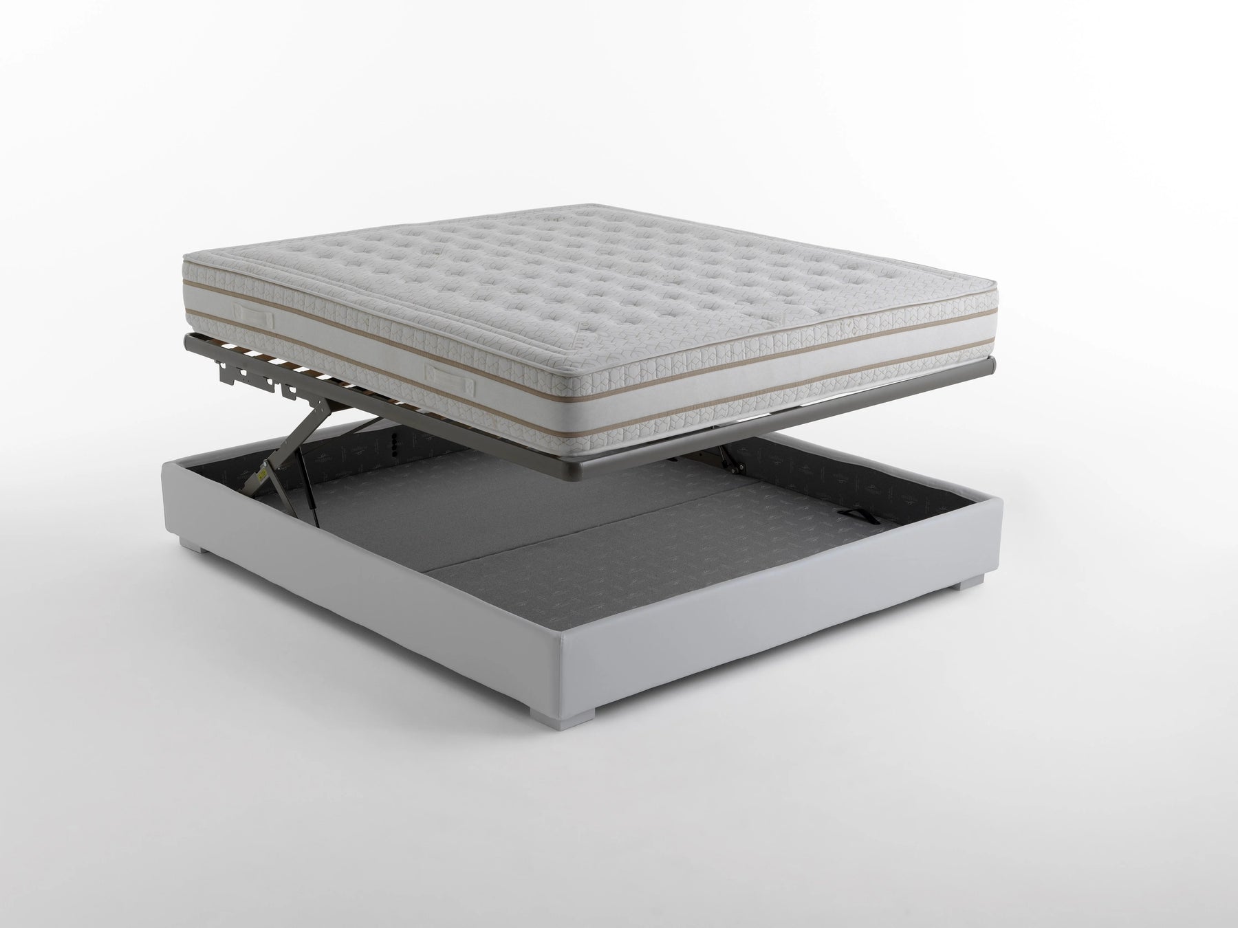 Sommier Tahiti Double Bed. Removable Cover.