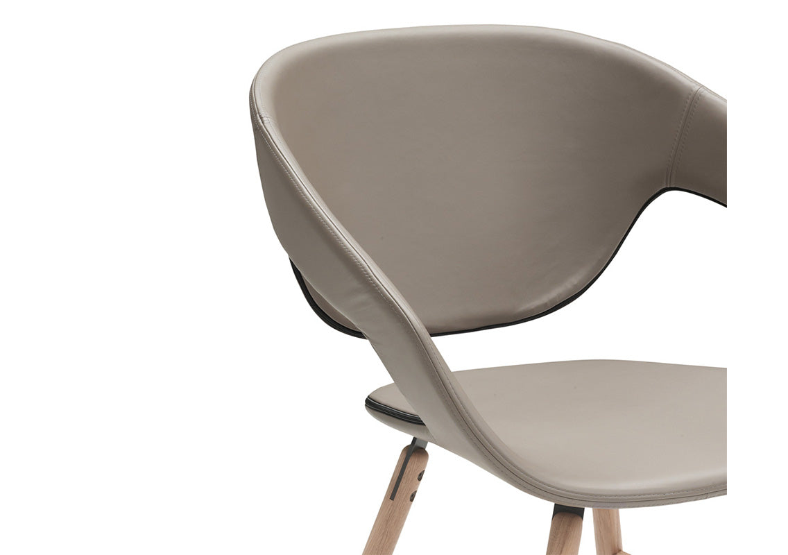 Vad Wood Upholstered Chair