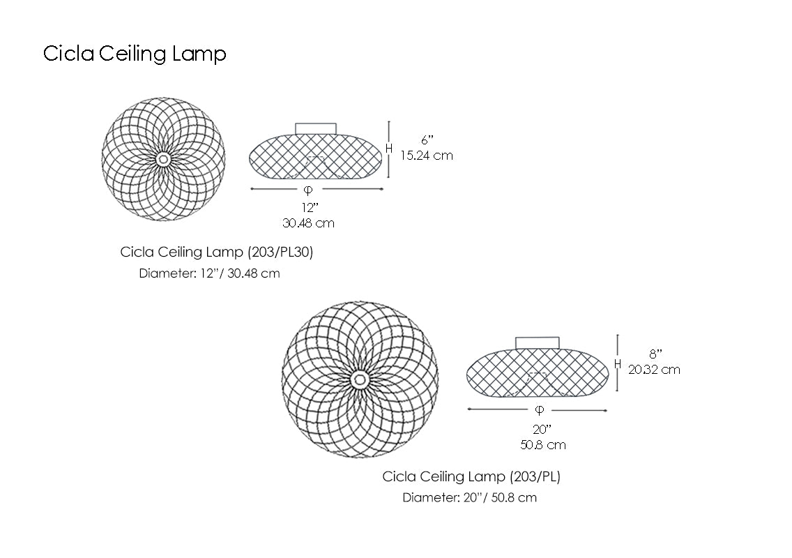 Cicla Ceiling Lamp