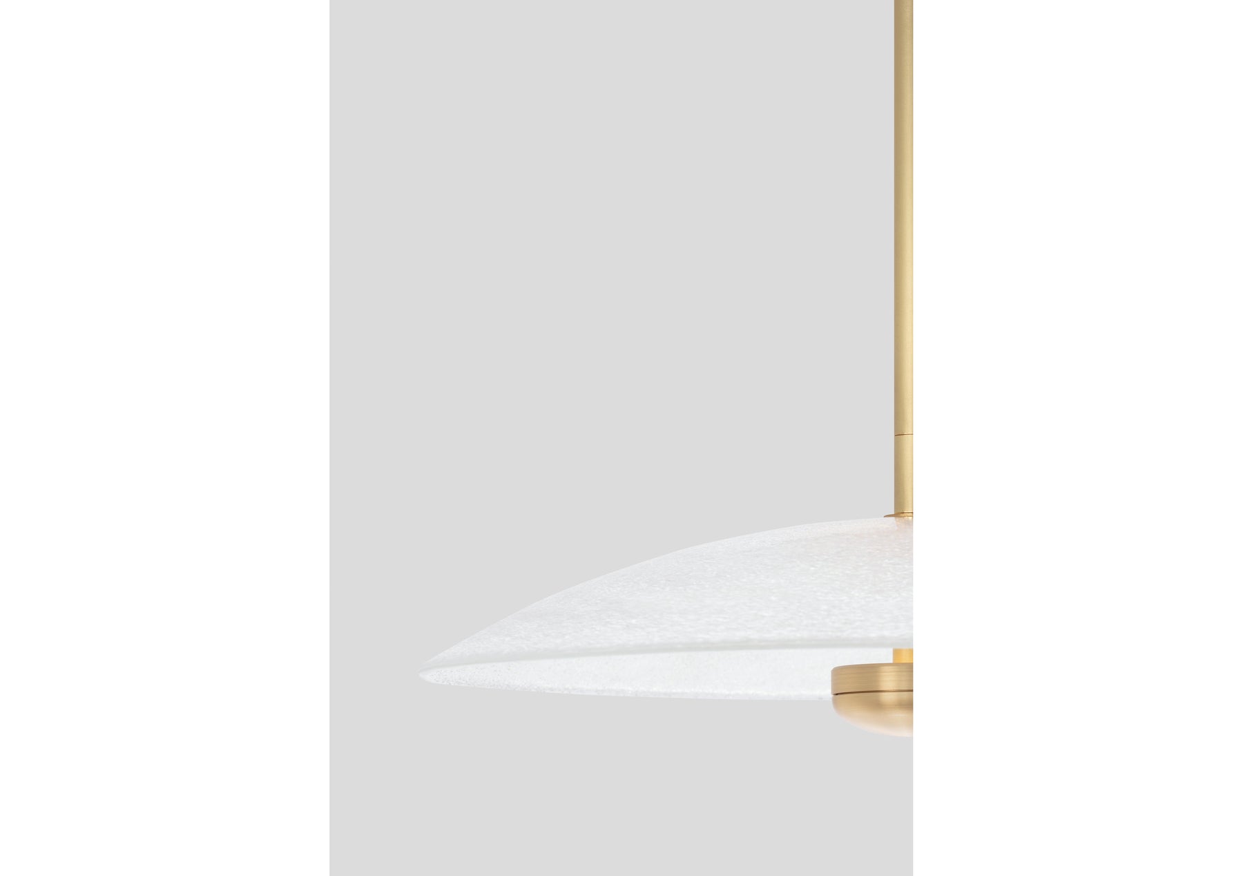 Cielo Small Pendant Lamp In Satin Brass (Quick Ship)