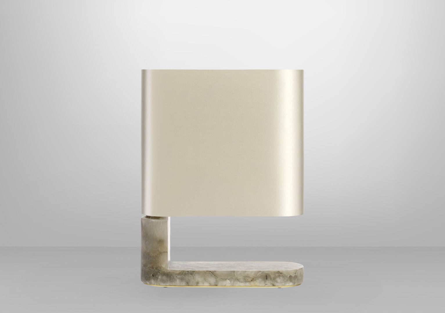 Columbo Table Lamp With Dove Gray Shade (Quick Ship)