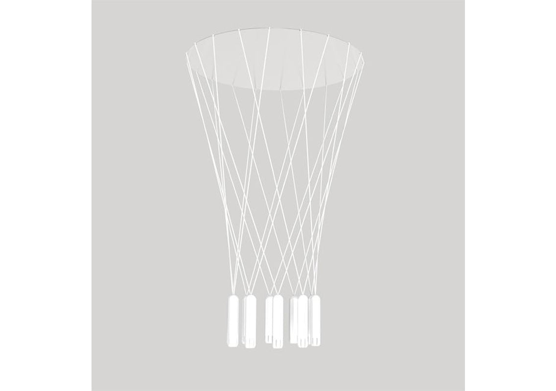 Brixton Cluster White Pendant Lamp (Quick Ship)