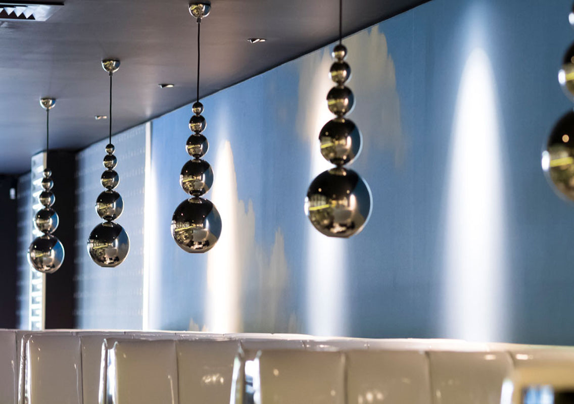 Bubble Chrome Pendant Lamp(Quick Ship)
