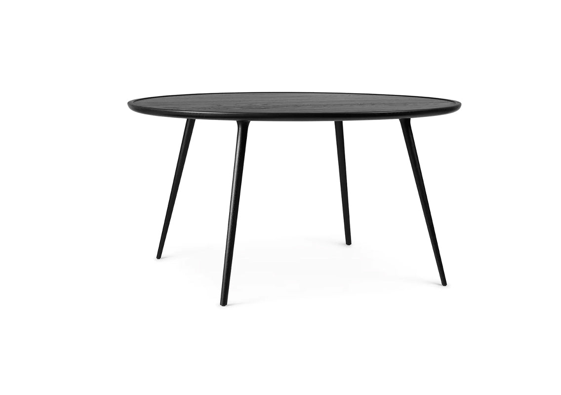 Accent Black Stained Dining Table | L (Quick Ship)