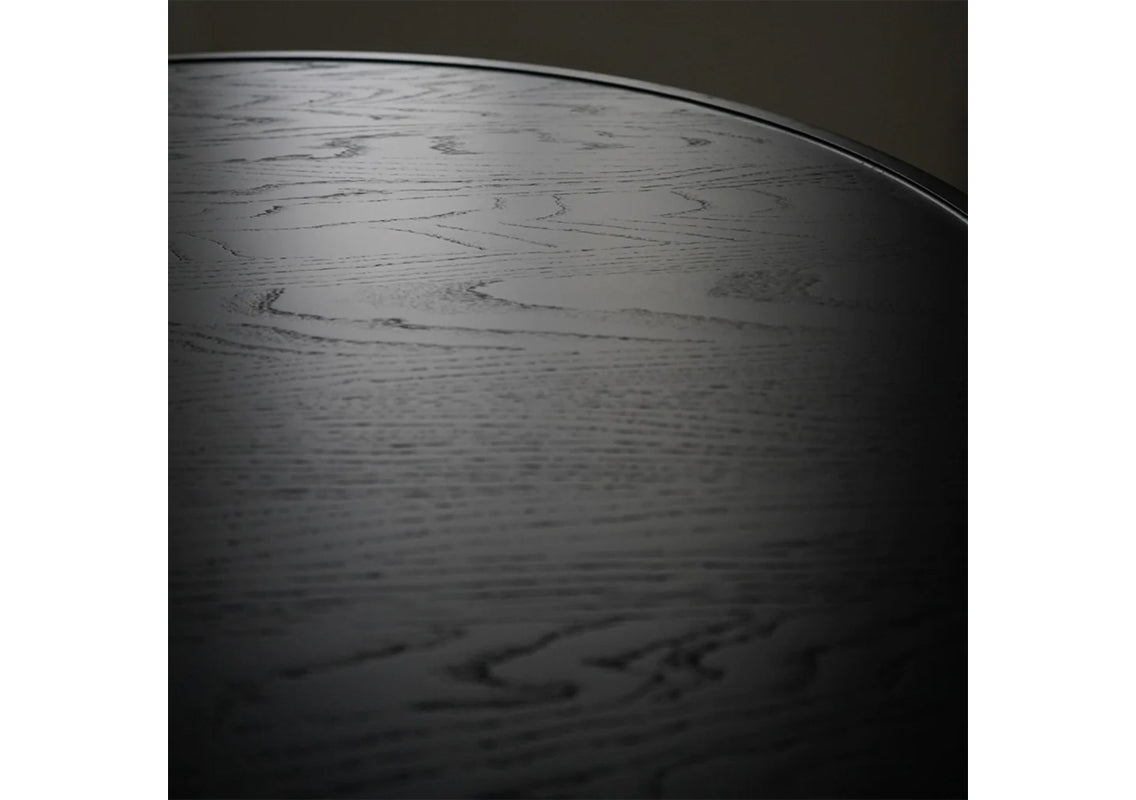 Accent Black Stained Dining Table | M (Quick Ship)