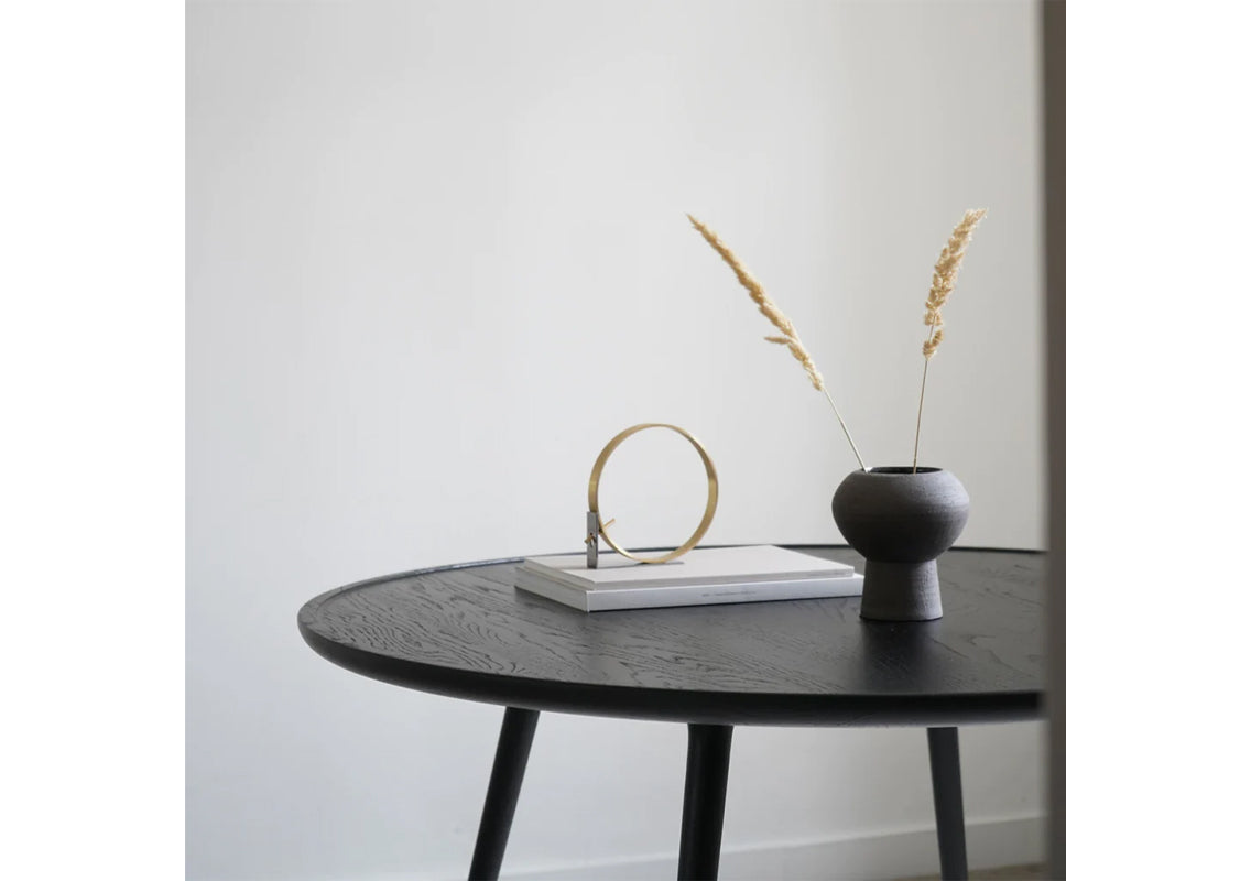 Accent Black Stained Dining Table | M (Quick Ship)
