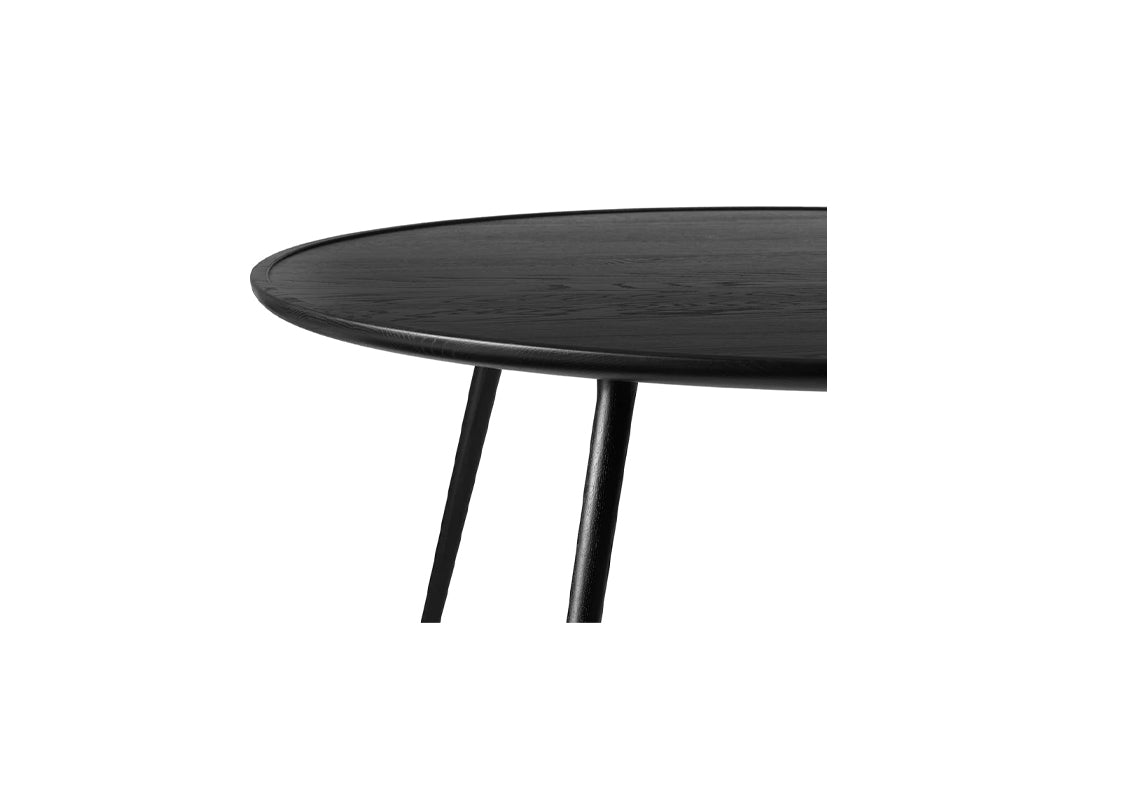 Accent Black Stained Dining Table | M (Quick Ship)