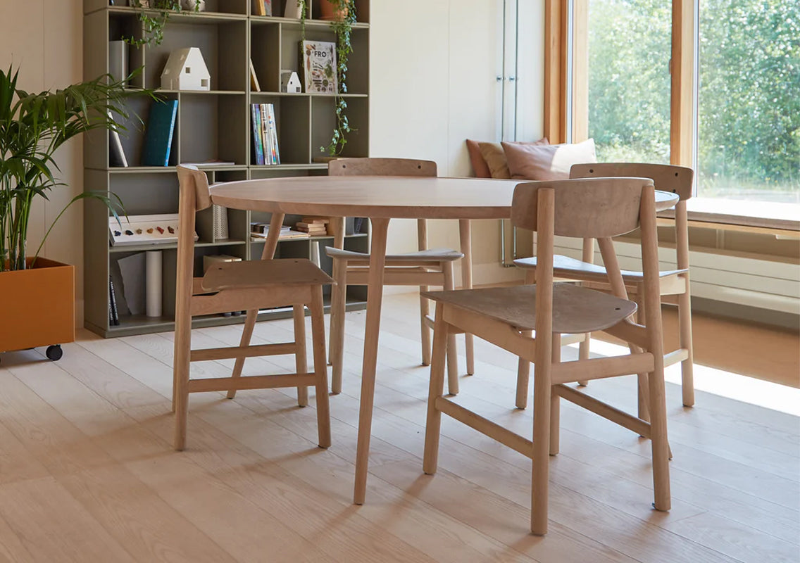 Accent Matte Lacquered Dining Table | L (Quick Ship)