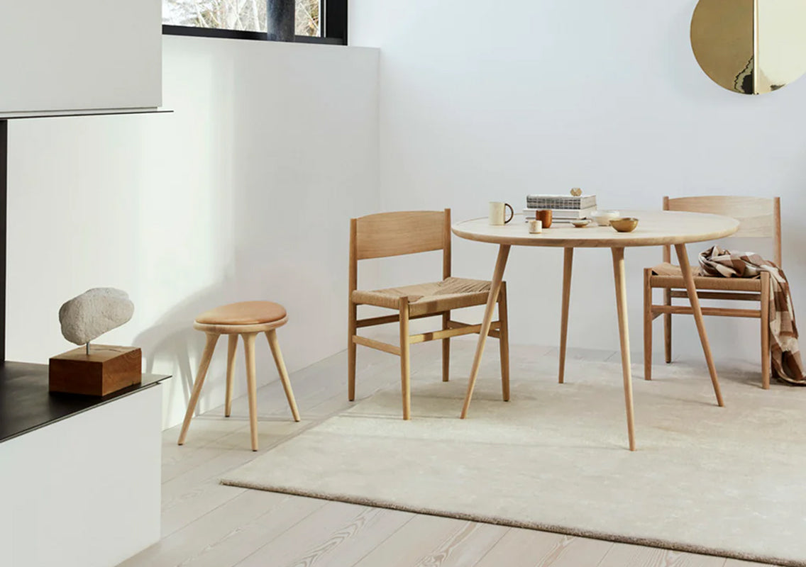 Accent Matte Lacquered Dining Table | L (Quick Ship)