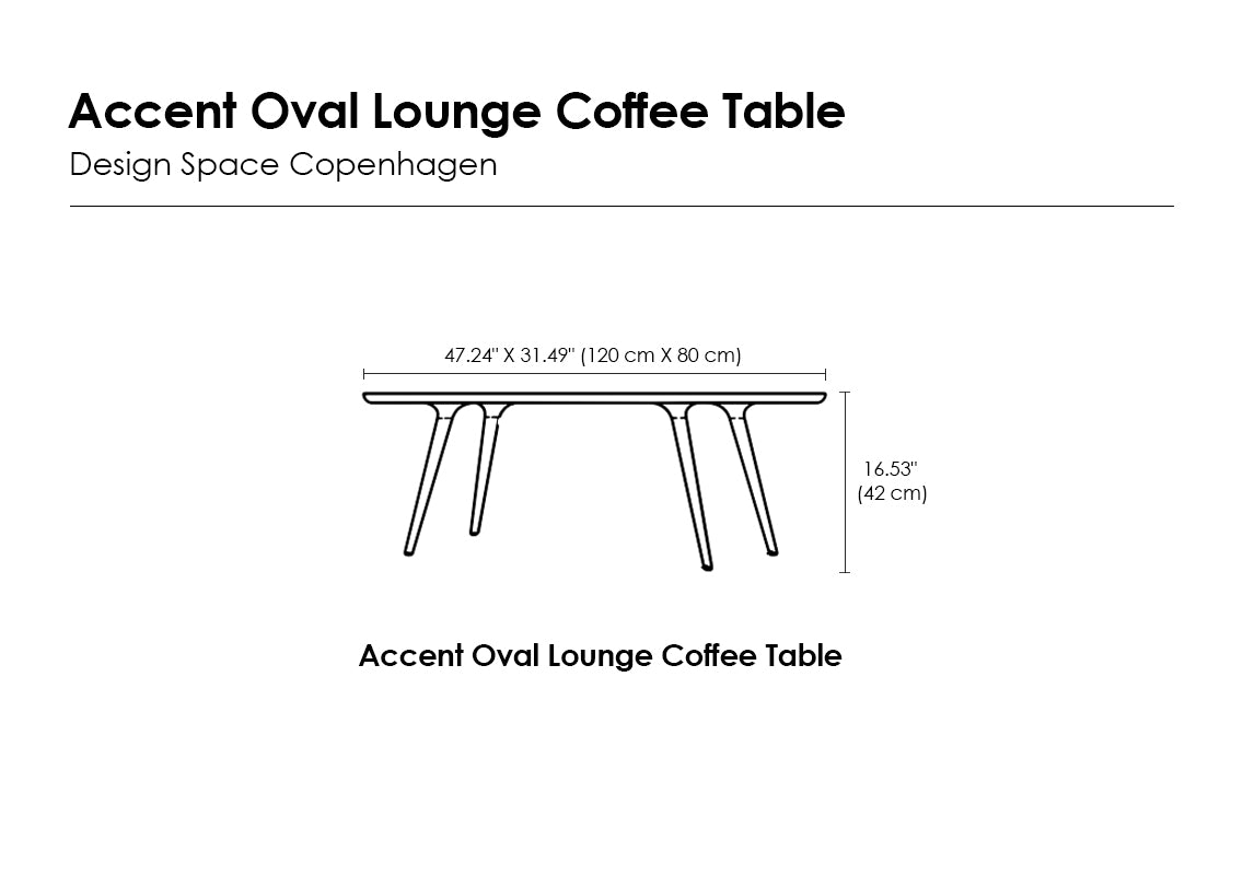 Accent Matte Lacquered Oval Lounge Coffee Table (Quick Ship)