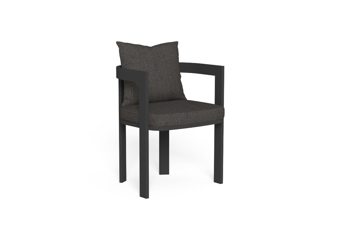 Finish - Graphite Frame Plain Mud Cushions