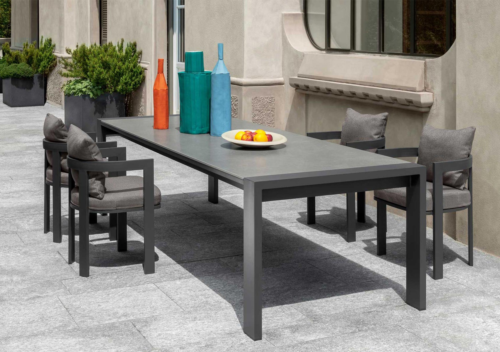 Argo//Alu Rectangular Dining Table Big