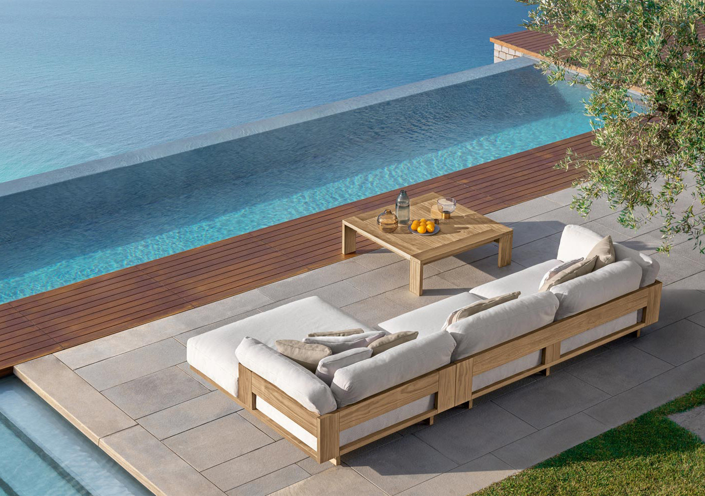 Argo//Wood Modular Sofa