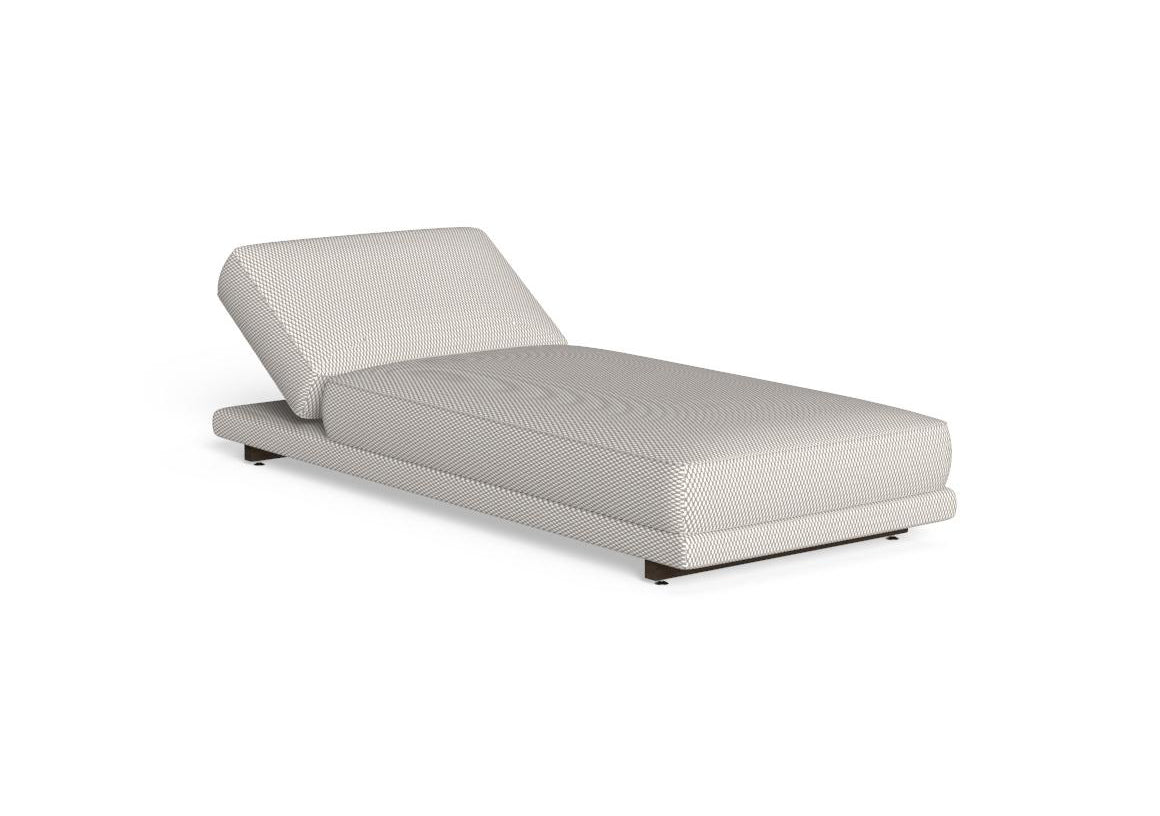 Finish - Rosewood Frame White Beige Cushions